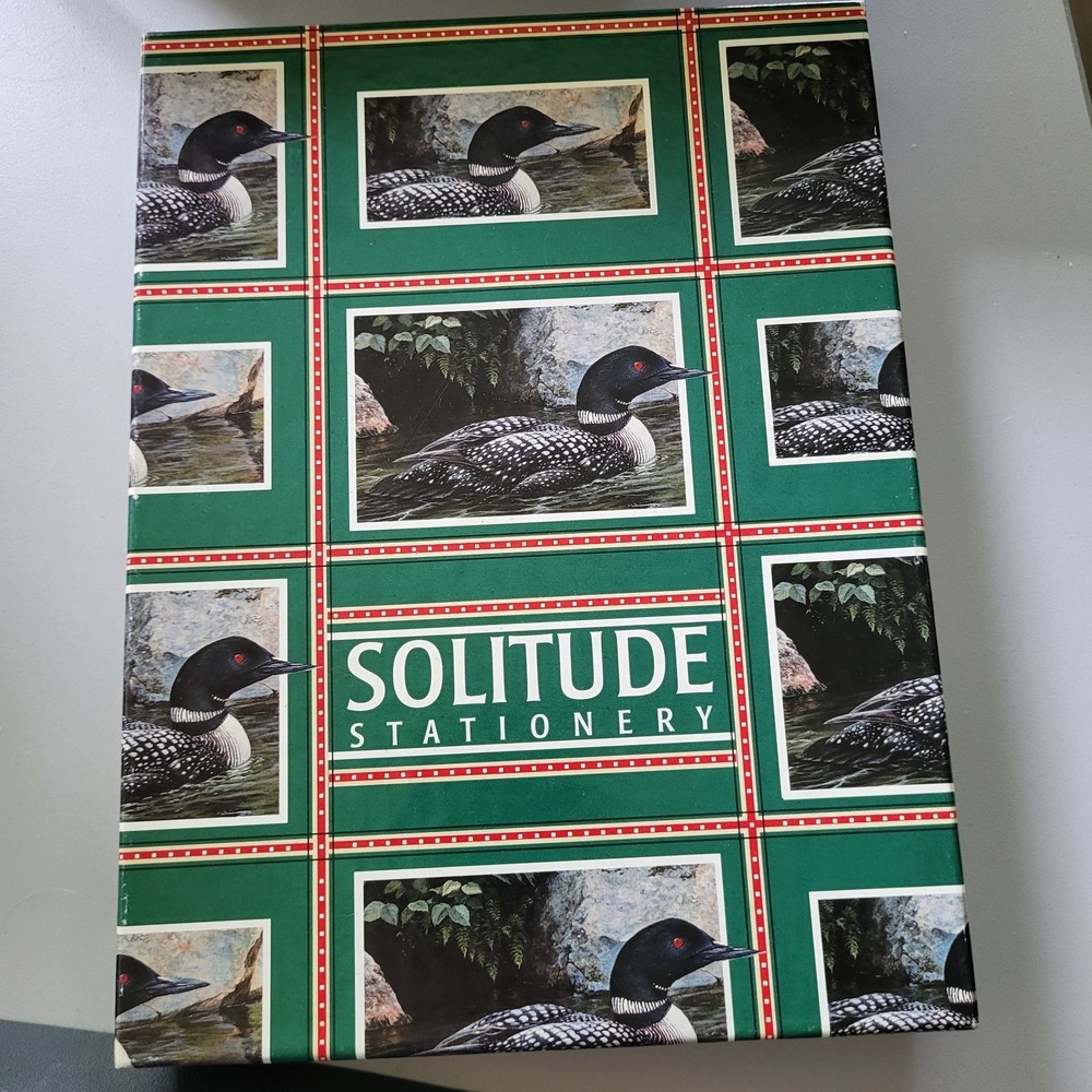 New Vintage Cape Shore Inc Loon Solitude Stationery